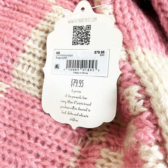 Altar’d State Shannon Chunky Checked Cardigan Size S/M - Picture 7 of 7